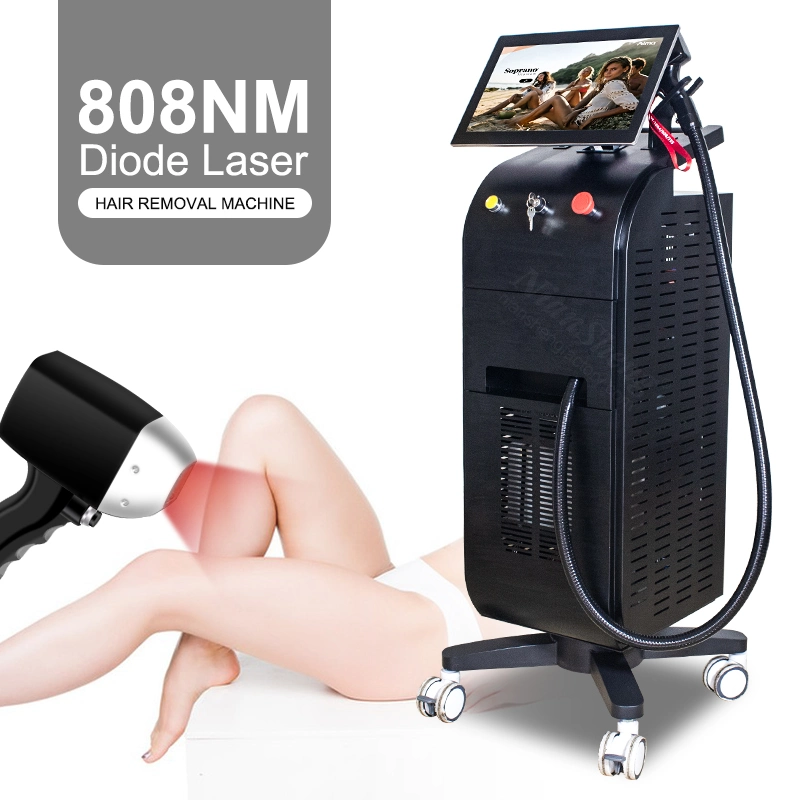 Triple Wavelengths 808 Alex 755 YAG1064nm 3 Waves 20Hz Trio 3D Titanium Ice Laser Apolomed Vertical 808nm Machine Beauty Equipment Hair Removal Diode Laser